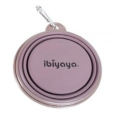 ibiyaya 依比呀呀 寵物摺疊隨行碗 FP0021-BR, 咖啡色, 1個
