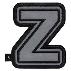 LOJEL 羅傑造型貼紙反光材質版本 PSN-LP-RV - Z 黑白 行李箱裝飾, 1個