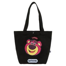 OUTDOOR PRODUCTS 迪士尼Disney 熊抱哥帆布手提袋, 31 x 14 x 24cm, 黑色
