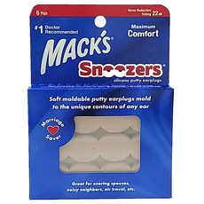 MACK'S 美國 成人矽膠耳塞 膚色, 6副, 1組