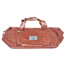 旅行收納包, 防水牛津布, 透氣輕量多功能, 粉色, 大(上長50 x 底長40 x 寬20 x 高30~60cm)