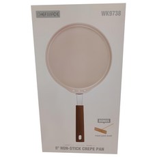 CHEFMADE 學廚 電磁爐適用 不粘可麗餅薄餅煎盤 附竹蜻蜓, 22.8cm, 1組