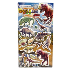 STICKER WORLD 貼紙 3歲以上 3張, 多色, 1組
