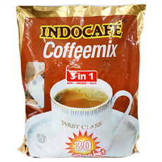INDOCAFE MIX 3IN1 三合一咖啡, 20g, 30入, 1袋