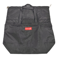 MI MI LEO 萬用束口收納袋 500g, 黑色, 1個