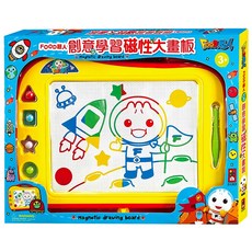 FOOD超人 創意學習磁性大畫板, 500g, 1組, 47 x 37 x 3.5cm