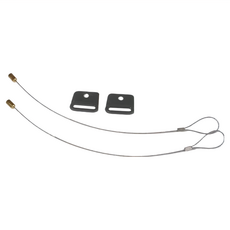 ORTLIEB Anti Theft Device QL2 & QL2.1 馬鞍袋防竊裝置 (長), 銀色, 1個
