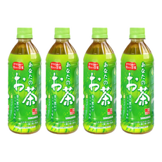 SANGARIA 山加利 你的茶 日本原裝進口 甘甜爽口綠茶 休閒茶品, 500ml, 4瓶