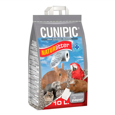 Cunipic 寵物用環保紙砂, 10L, 適用於各種寵物, 強力吸收, 環境保護, 3.2kg, 1袋