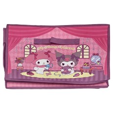 Sanrio 三麗鷗 置物籃, 美樂蒂&庫洛米 粉色 + 紫色, 1個