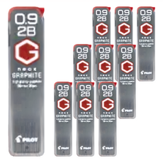 PILOT 百樂 超級G鉛筆芯 0.9 2B, 0.9mm, 10個