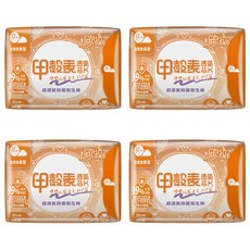 歐拉公主 超透氣甲殼素抑菌衛生棉 一般夜用加長型, 35cm, 4包, 6片