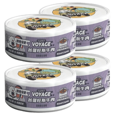 nu4PET 陪心寵糧 全齡貓 世界風主食罐 法式普羅旺斯燉牛肉 添加木鱉果與甜菜根, 80g, 4罐