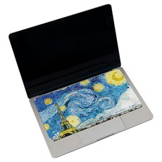 NAUGHTY GHOST 頑皮鬼 多功能清潔布鼠墊, 280x160mm 星夜款, 文藝巴黎, 1個