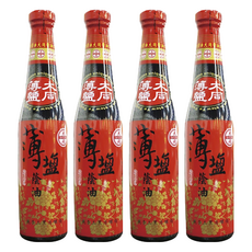 大同醬油 壺底薄鹽蔭油, 400ml, 4瓶