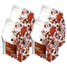 ICAM 芮吉娜61%黑巧克力鈕扣, 200g, 4包