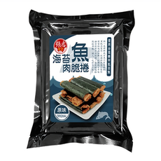 振忠食堂 海苔魚肉脆捲 原味, 60g, 1包