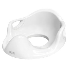 DURI 握把式兒童馬桶坐墊，33cm x 30cm，12cm高, 白色, 1個
