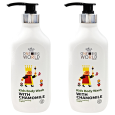 Hallmark 童話樂園 溫和舒膚沐浴露, 洋甘菊, 經典牛奶香, 600ml, 2瓶