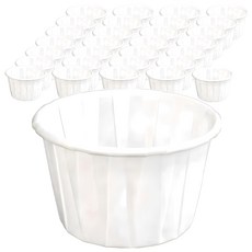 毅典 蛋糕烘焙杯600入-白(43mm*27mm) 一次性蛋糕紙杯, 1罐