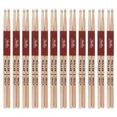 Möller 5A 練習鼓棒, 原木色, 12個