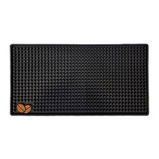 bargogo 咖啡吧台墊, 黑色, BM-10, 30cm x 15cm x 1.0cm, 1個