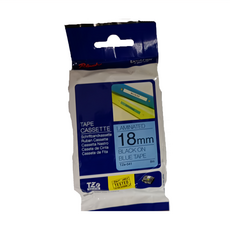 brother 兄弟牌 18mm 護貝帶 TZe-541 黑色底藍字, 1個