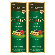 CIELO 宣若 染色護髮膜 DOB 深橄欖棕, 180g, 2個