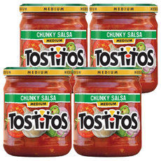 TOSTITOS 莎莎醬，中等辣度, 439.4g, 4罐