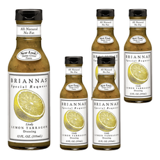 BRIANNAS 美國 檸檬龍蒿醬 全天然無脂, 355ml, 5瓶
