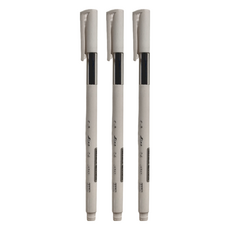 O.B. 歐布德 自動中性筆, 0.4mm, 黑色, 3盒