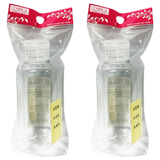 台灣 COSMOS 蓋瓶 100ml, 透明色, 2個