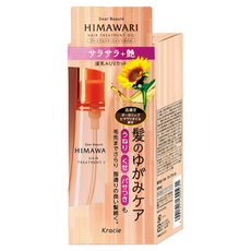Kracie 葵緹亞 HIMAWARI 向日葵植萃鑽耀護髮油 快速滋潤毛髮 向日葵油精萃修護髮質 豐潤柔順, 60ml, 1瓶