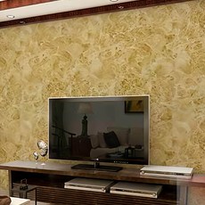 WA. WALL ART INDOORS 拋光大理石自黏防水壁紙 PVC材質, 咖啡石紋