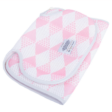 YODO XIUI 3D薄款 嫩粉紅 透氣舒適 減震通用型嬰兒推車墊, 1個