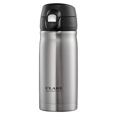 CLARE 絢彩真空彈跳杯, 不銹鋼色, 320cc, 1個