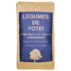 LEGUMES DE YOTEI 北海道小麥鬆餅粉 沖繩黑糖 180g, 鬆軟口感，天然成分，輕鬆製作, 1包