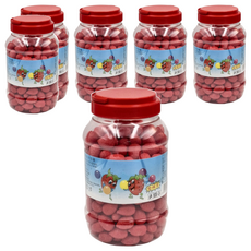 金陽 草莓風味口香糖，一嚐便回到童年的美好時光, 768g, 6罐