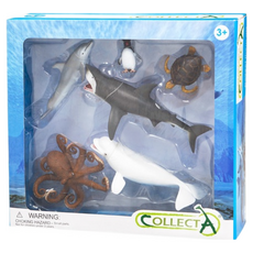 COLLECTA 海洋動物禮盒組 6入, 1盒
