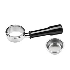 KALDIN Crema 咖啡無底 通用沖煮把手 E61 58mm, 黑色, 1套