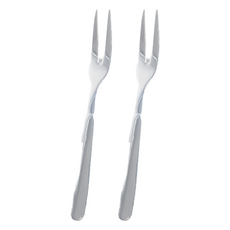AXIS 艾克思 316不鏽鋼水果叉2入組 鏡面拋光 加厚手柄, 1組