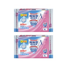 Kao 花王 Magiclean 魔術靈 捷淨美學立體吸著濕拖巾 99%除菌, 16張, 2包