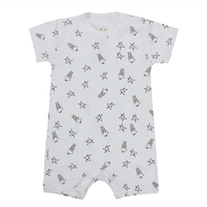 baa baa sheepz 抱抱羊 小星星羊褲襠包屁衣 95%竹纖維 5%彈性纖維