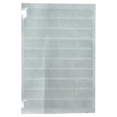 華麗牌 保護膜標籤 WL-3019 7 x 17mm 200張, 紅色 + 白色, 20包, 1盒