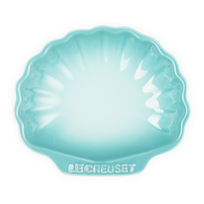 LE CREUSET 貝殼盤 小 210g 100ml 悠然綠 陶瓷點心盤 小菜盤, 1個