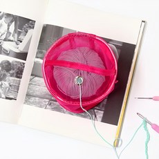 Knitt 毛線收納包 S 13*14 公分, 粉色, 1個