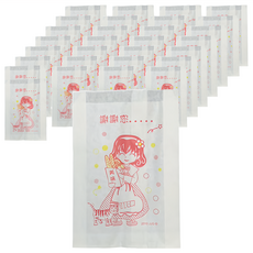防油紙袋 小貓咪系列 六兩小袋 19 x 12.5 x 3.5cm, 100個, 5包