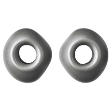 audio-technica 鐵三角 替換用耳塞 原廠保固 S, AT-ER500, S號 灰色, 1組