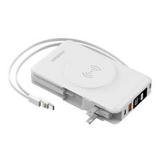 mimax 米覓 五合一磁吸快充行動電源 20000mAh, HY08, 白色, 1個