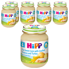 HiPP 喜寶 玉米馬鈴薯火雞全餐 4個月以上, 4個月以上, 125g, 6罐